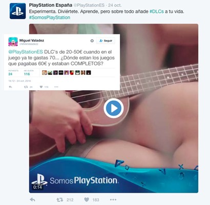 Cabreo en las redes sociales contra la última campaña de Play Station