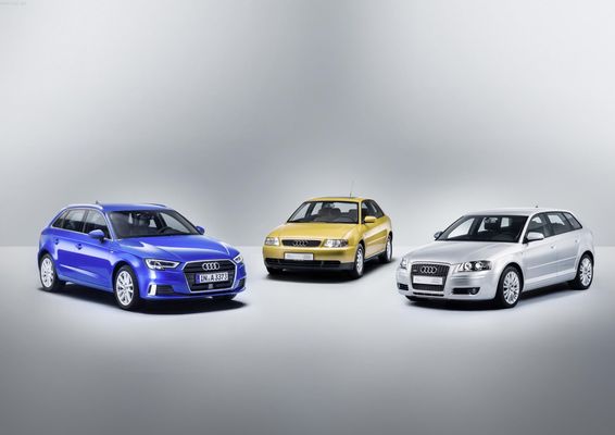 El Audi A3 celebra veinte años de éxitos