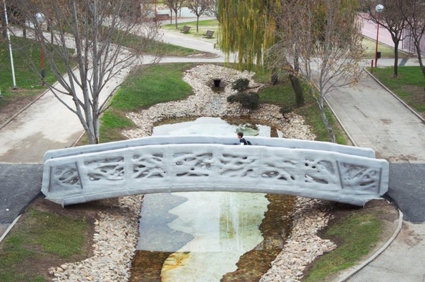 El primer puente impreso en 3D en todo el mundo se encuentra en Madrid