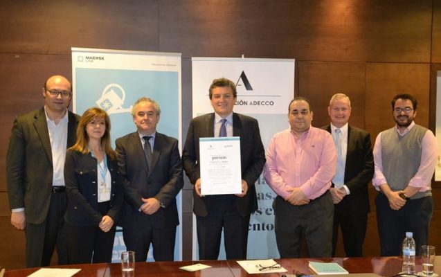 Foto de Firma acuerdo Maersk y Fundación Adecco