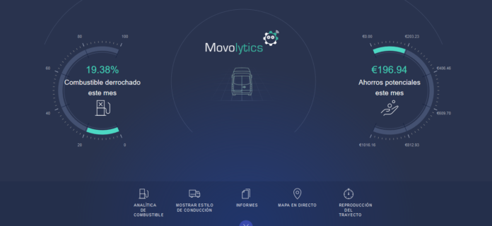 Foto de Página principal del software Movolytics