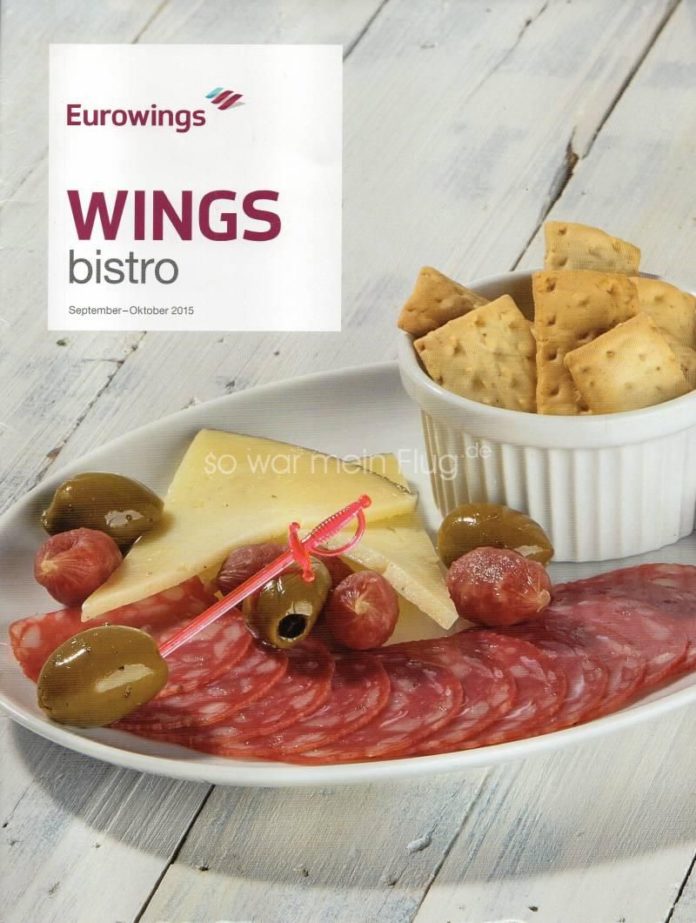 Eurowings incluye 4 nuevos productos en su menú a bordo Wings Bistro