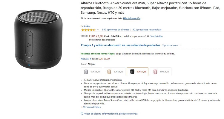 altavoces amazon prime