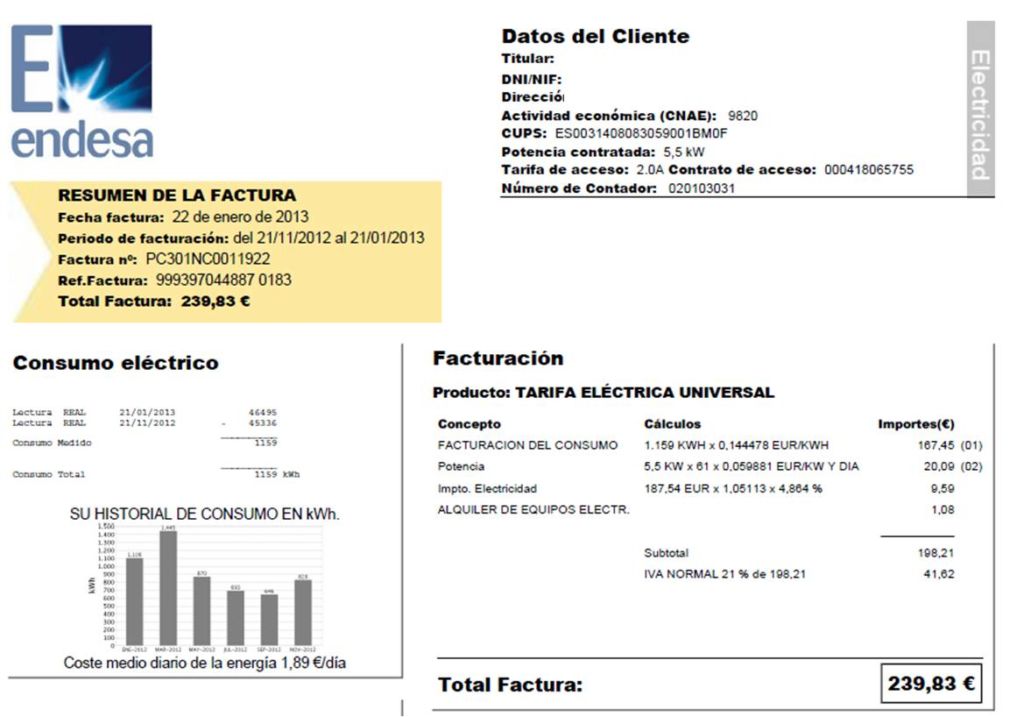 Como Entender El Recibo De La Luz