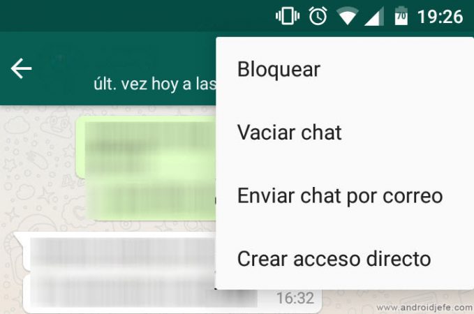 Bloquear usuario WhatsApp