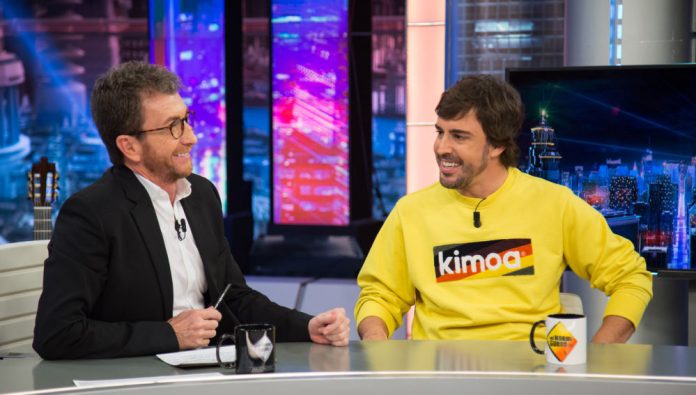 Fernando Alonso en El Hormiguero