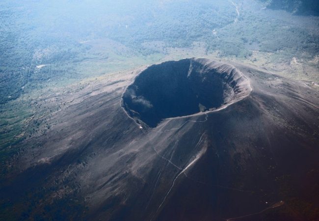 Vista del Vesubio, volcanes