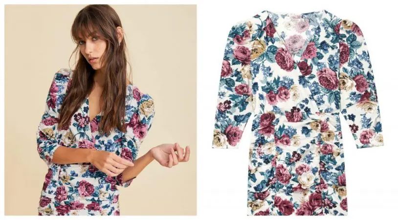 Vestido flores stradivarius online 2020