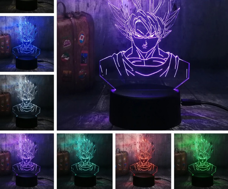 lampara led dragon ball