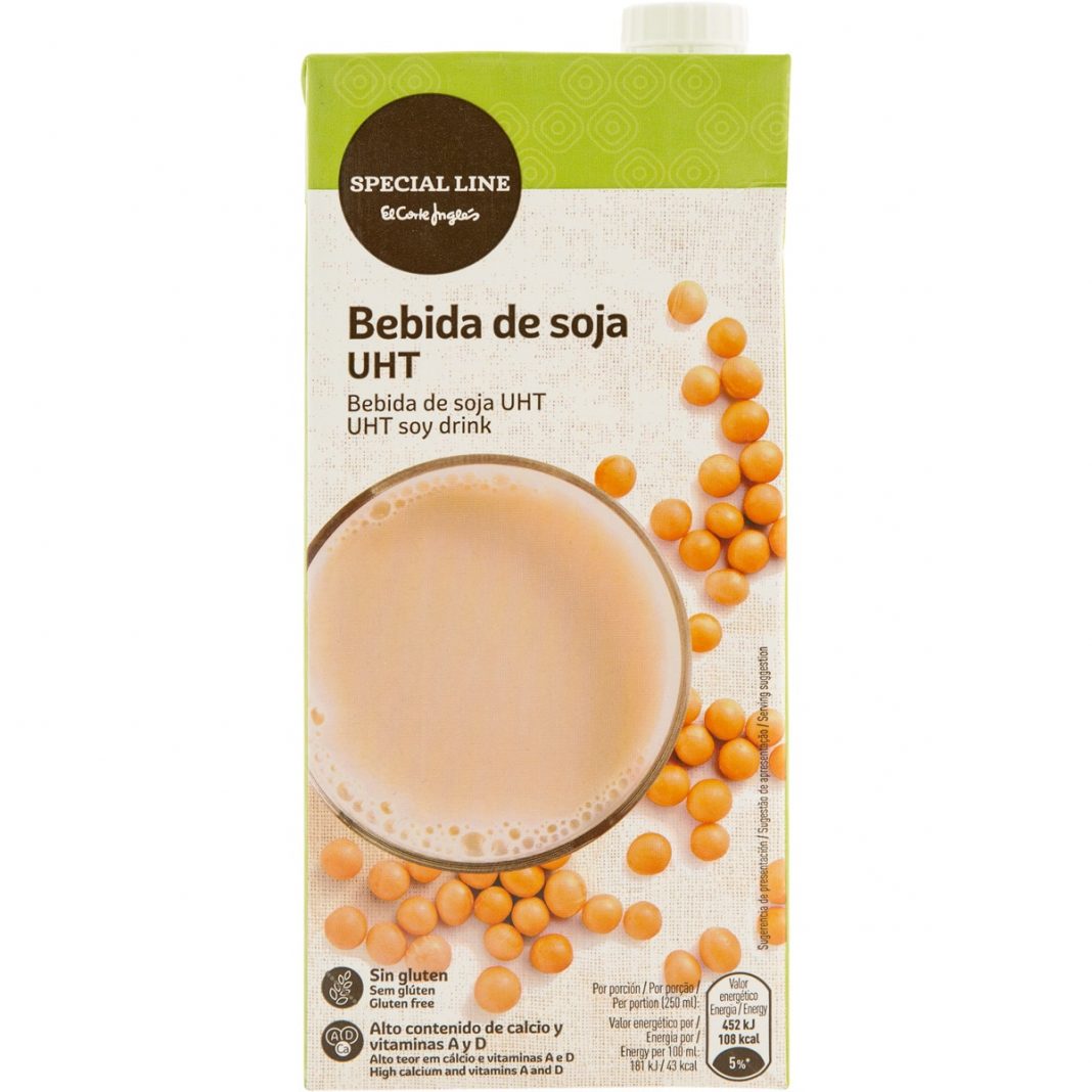 Leche vegetal El Corte Inglés