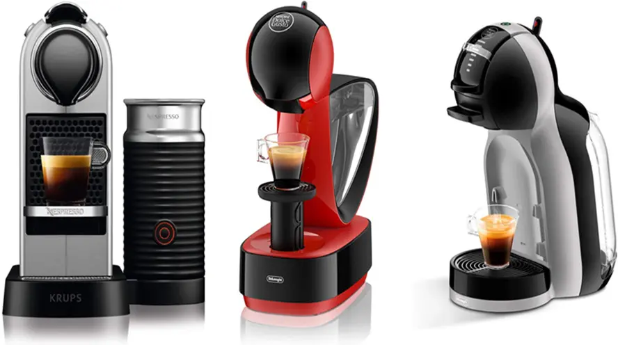 Krups Nespresso Essenza Mini XN1108 - Cafetera monodosis de cápsulas  Nespresso, compacta, 2 programas de café,19 bares, apagado automático,  color negra, incluye kit bienvenida : : Hogar y cocina