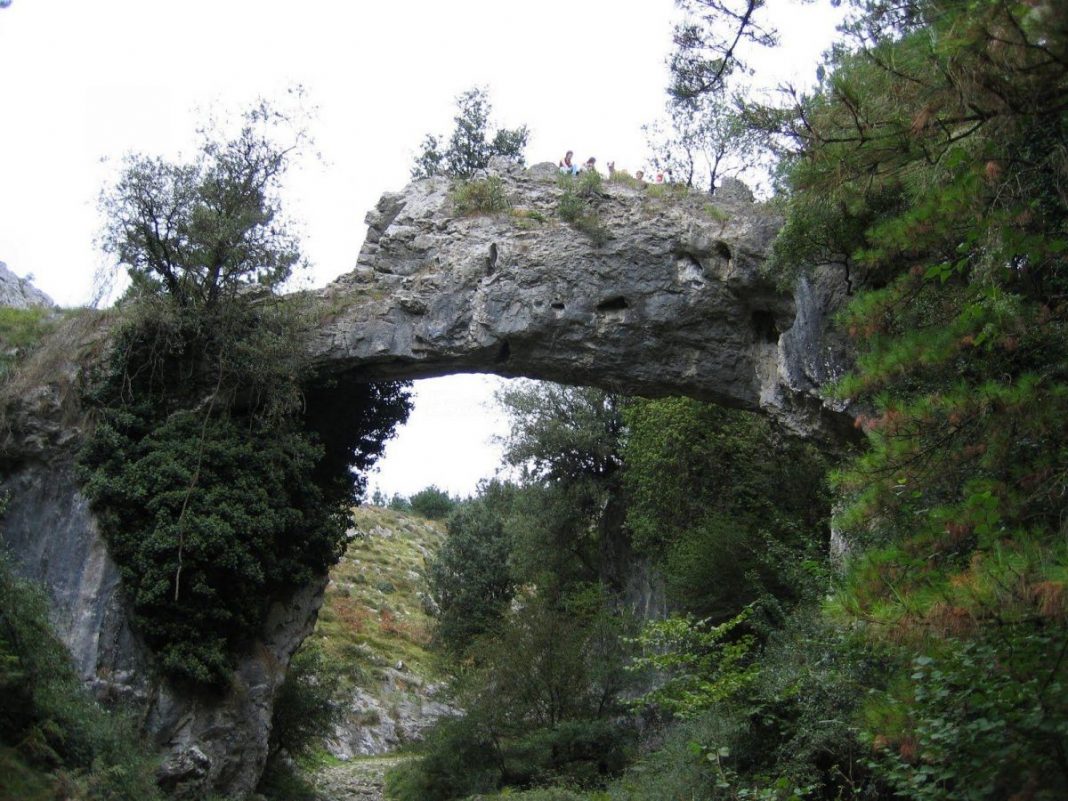 puente natural dima vizcaya