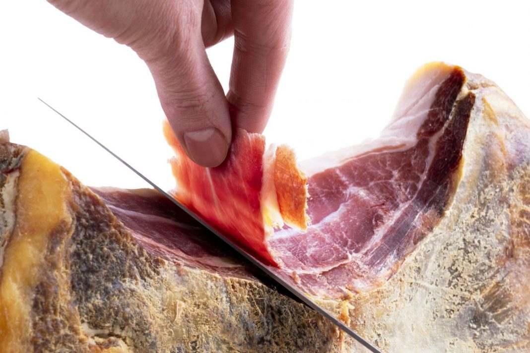 jamón ibérico corte