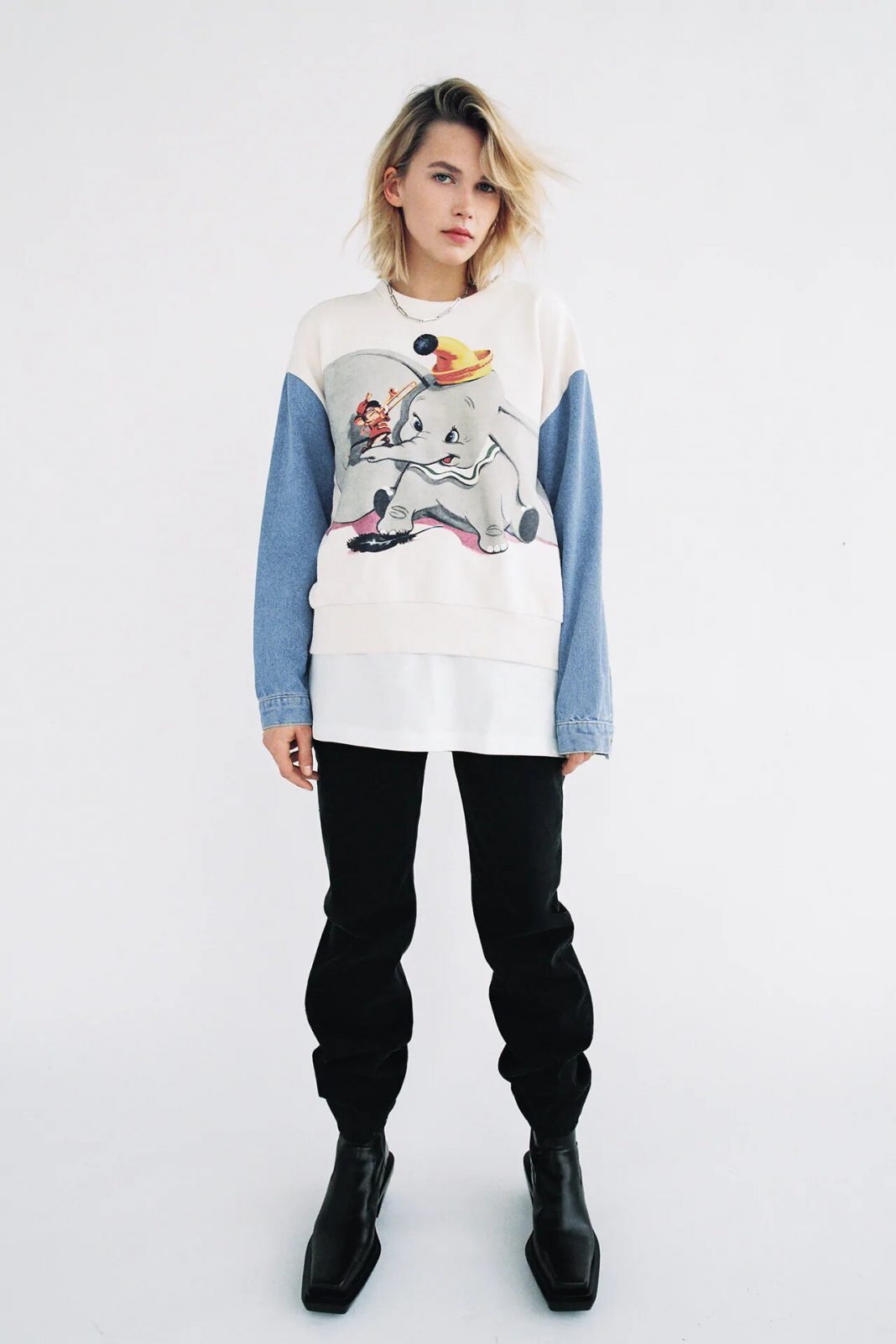 sudadera dumbo disney zara