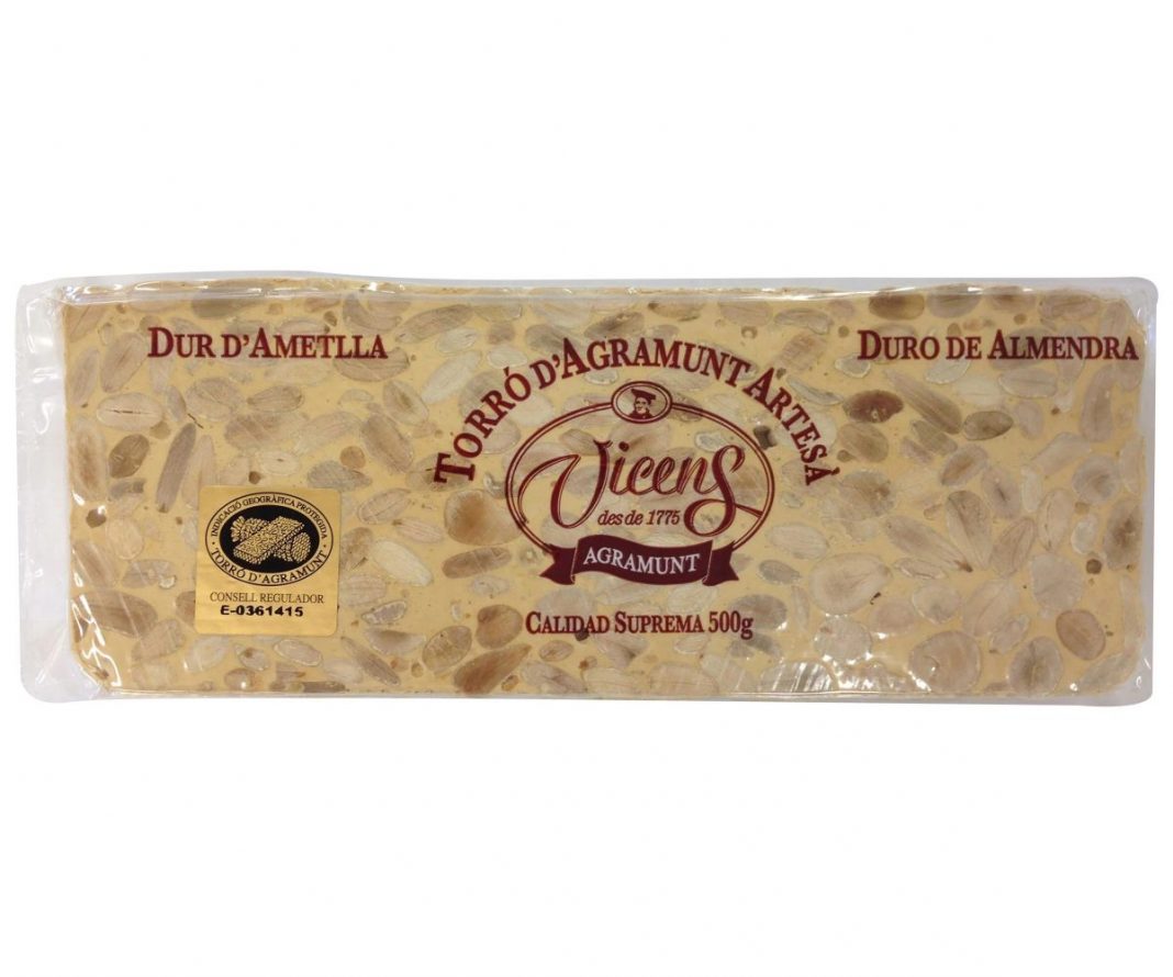 turrón de almendra duro