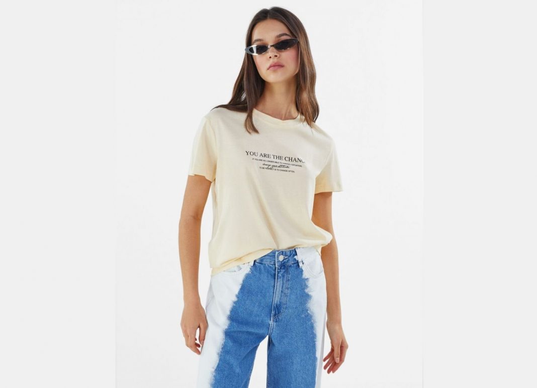 camiseta Bershka