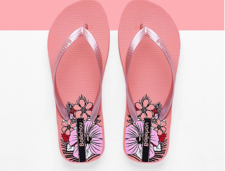 chanclas flores