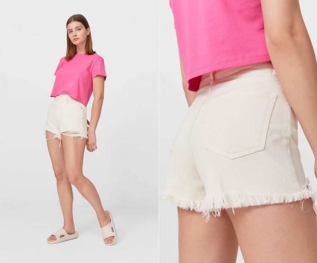 shorts denim de Stradivarius