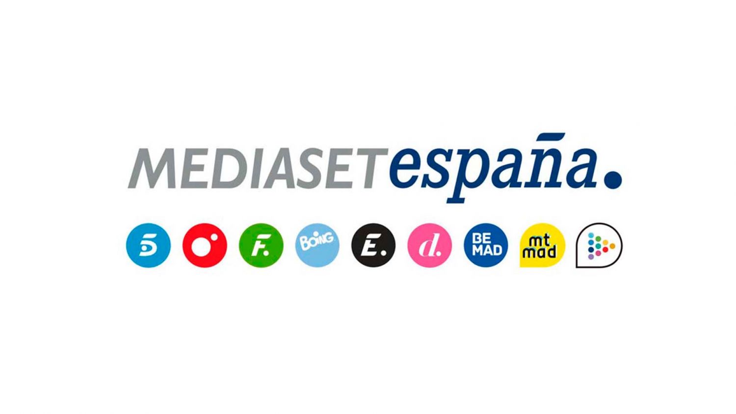 Mediaset logo canales Telecinco, Cuatro