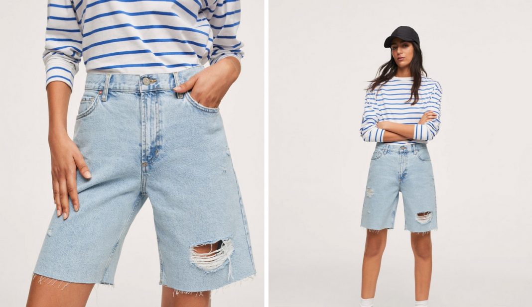 bermudas denim Stradivarius