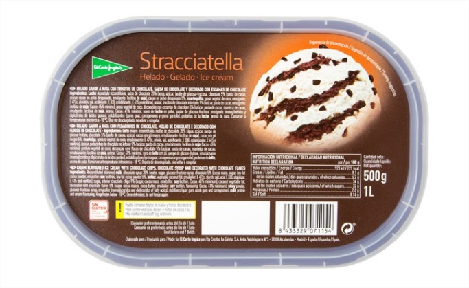 helado stracciatella