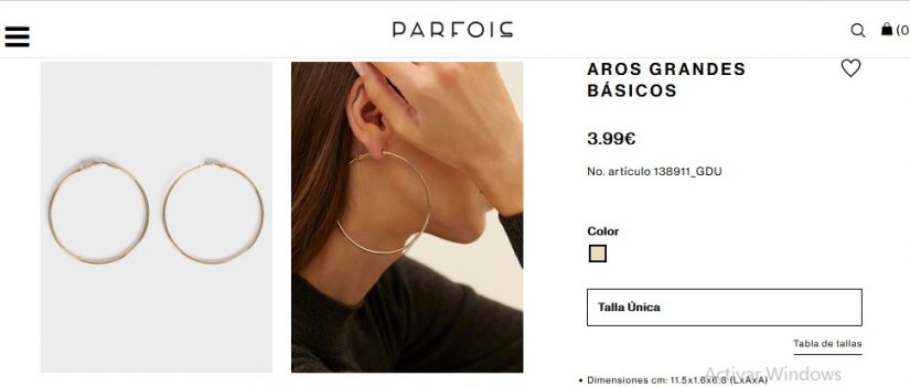 Aros Grandes Básicos- Parfois