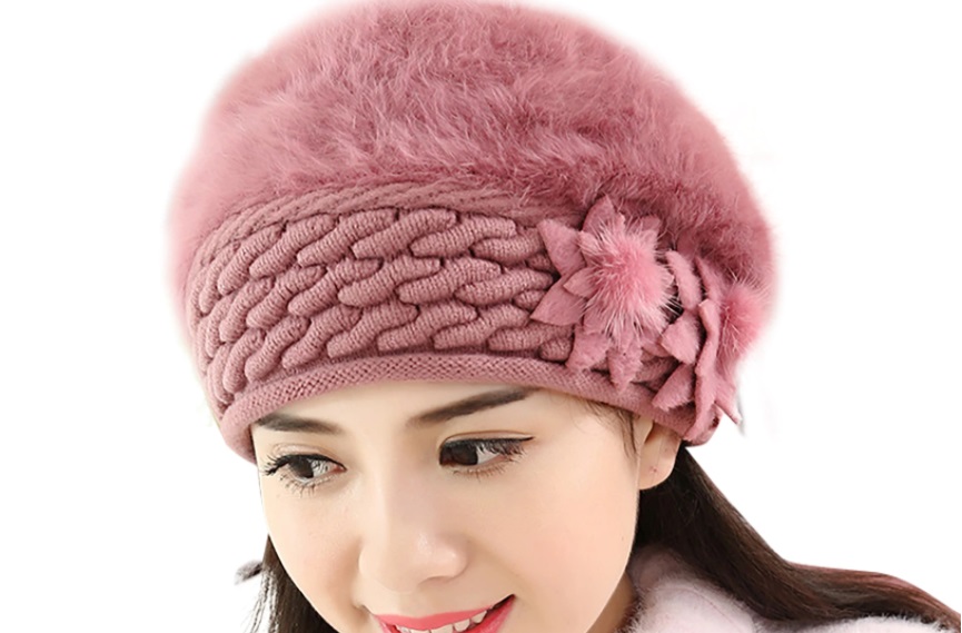 gorro con trenzados