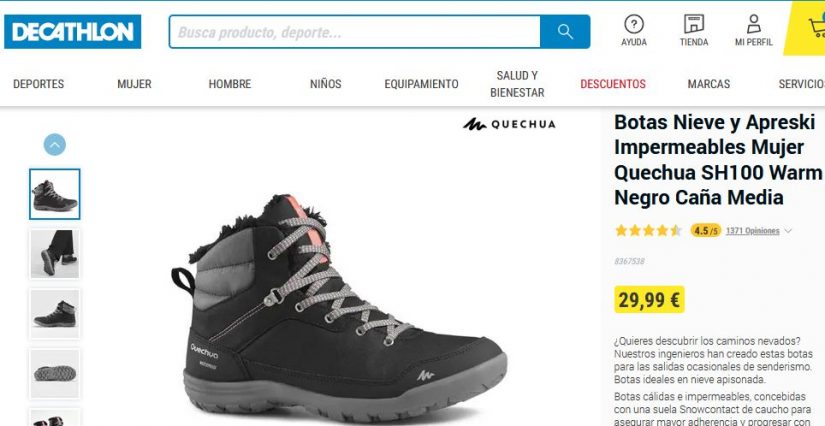 Botas Nieve y Apreski Impermeables Mujer