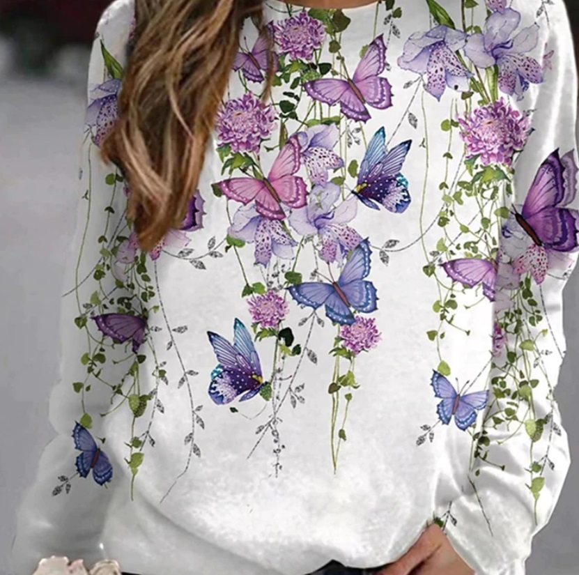 sudadera mariposas