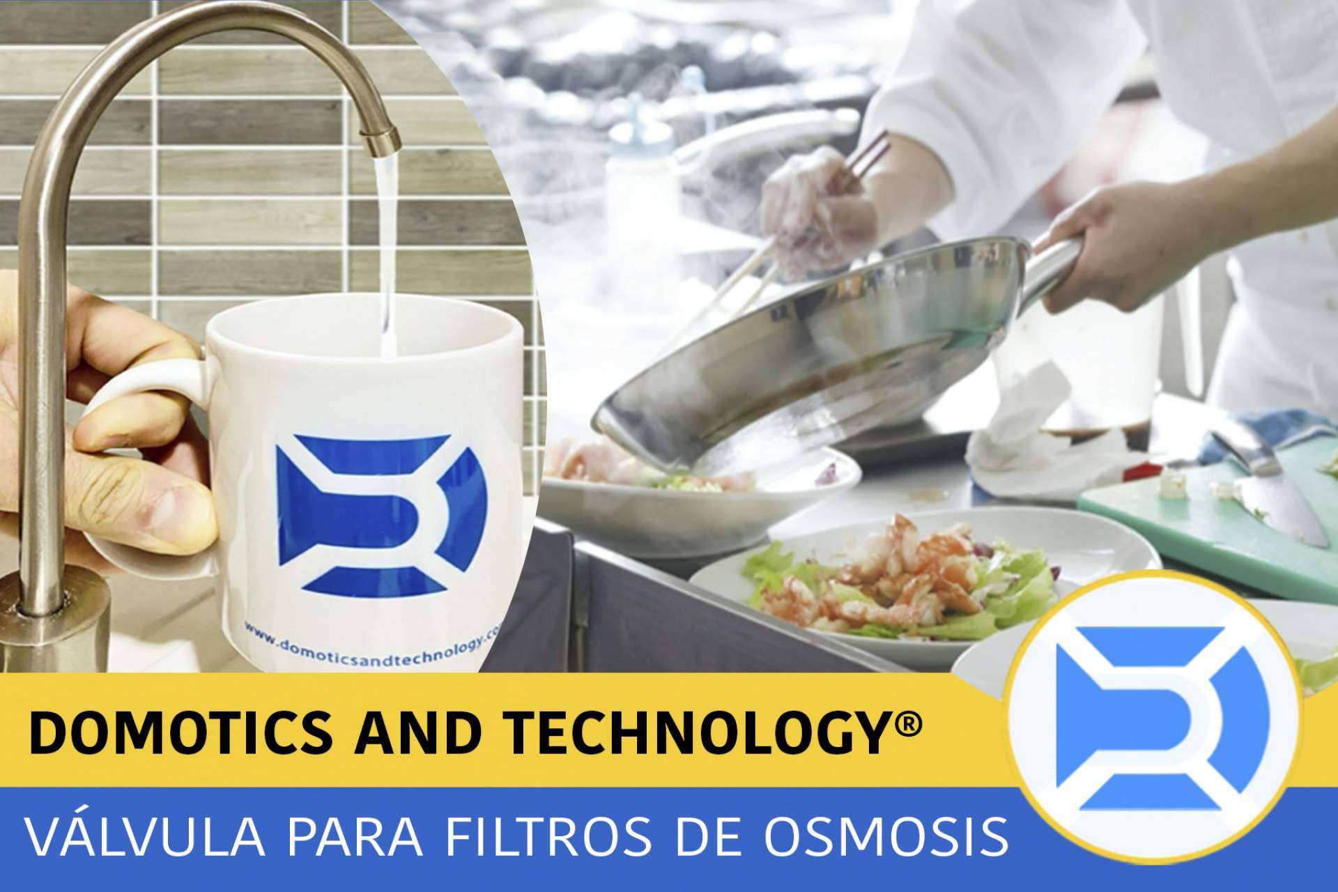 La válvula automatizada con sistema domótico de Domotics and Technology