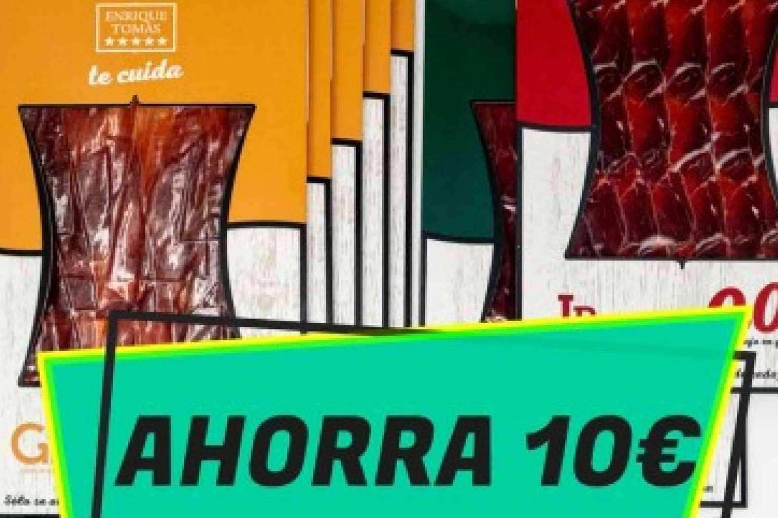 Enrique Tomás ofrece la posibilidad de comprar jamón Zero Cero, con menos grasa y azúcar