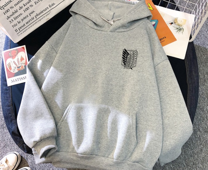 sudadera gris