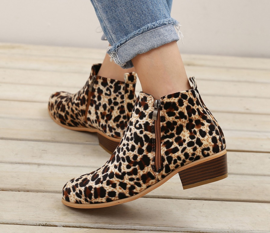 botines animal print