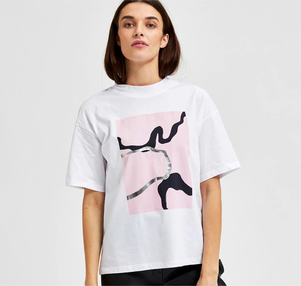 camiseta selected femme