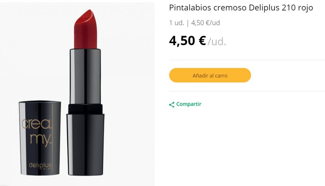 Pintalabios cremoso rojo Deliplus