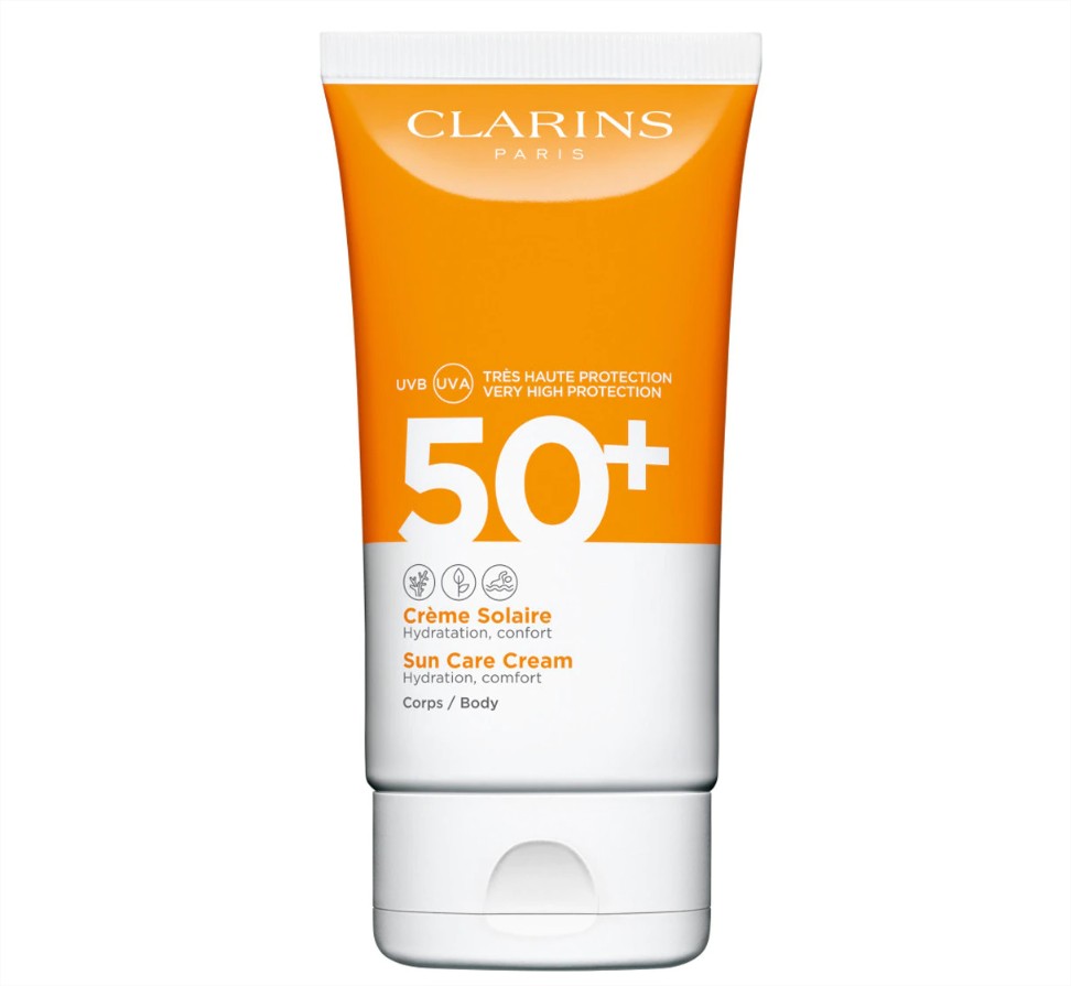 crema solar hidratante spf 50 clarins