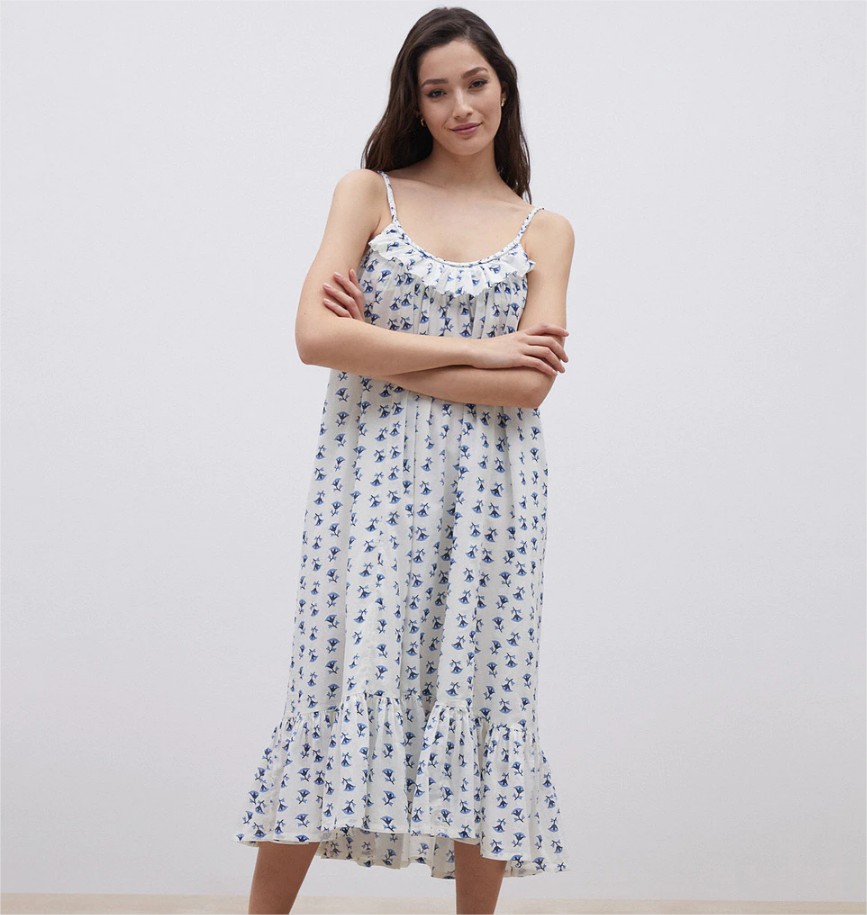 vestido midi estampado formula joven