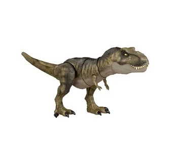 Alcampo T Rex golpea y devora Dinosaurio articulado JURASSIC WORLD MATTEL HDY55. Merca2.es