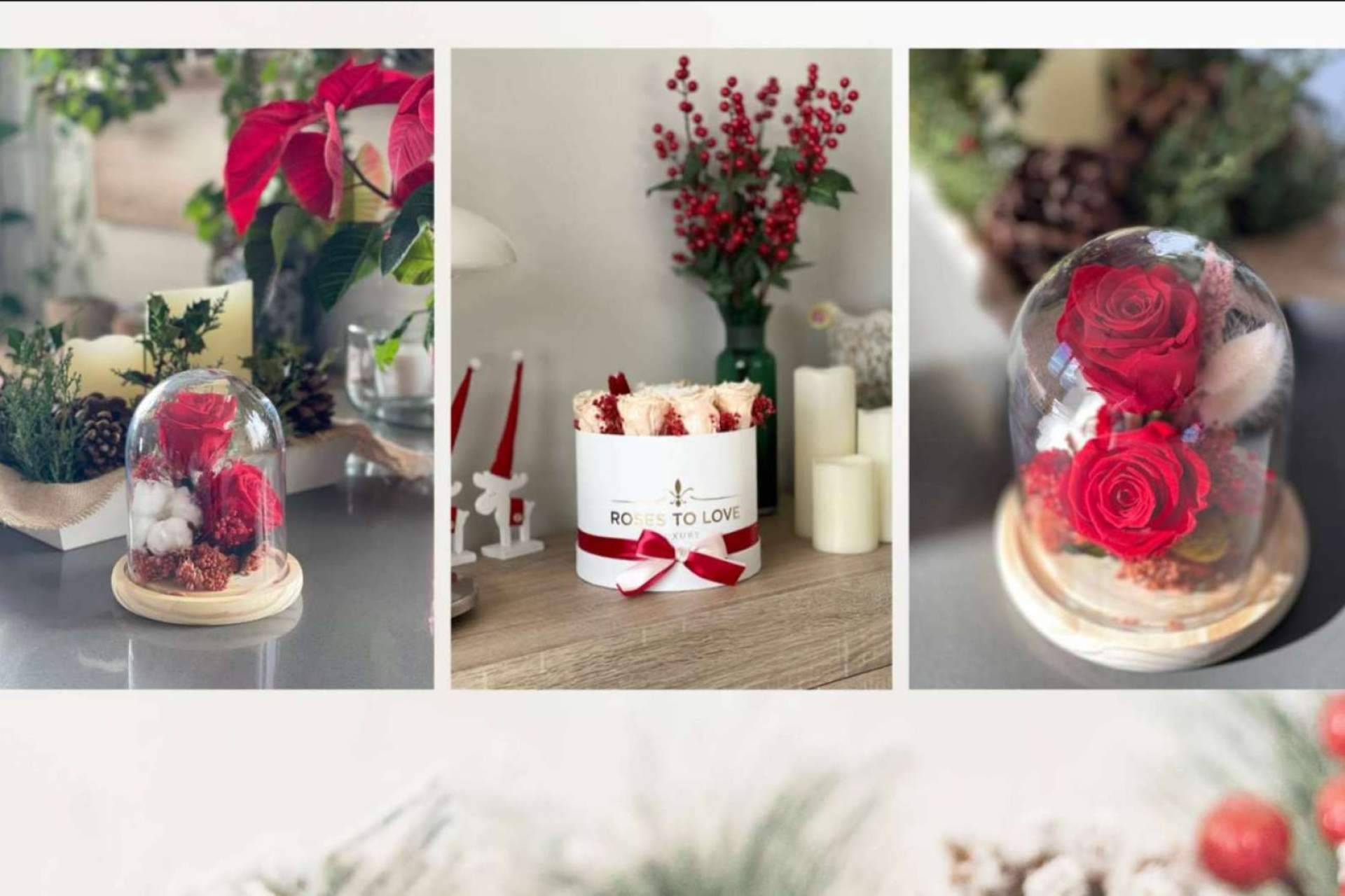 Regalar en Navidad las rosas preservadas de Roses to Love