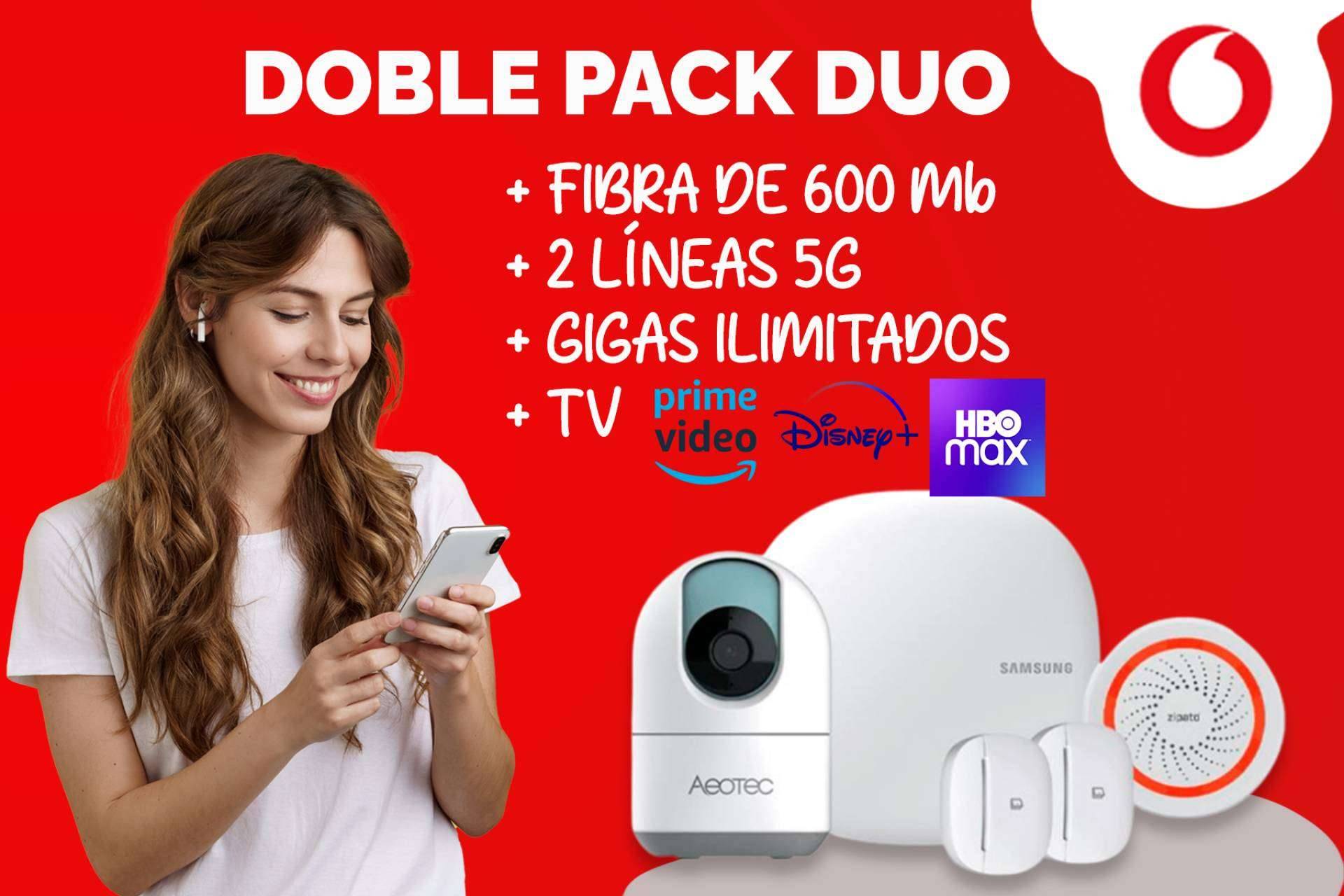 La promoción de Vodafone en Navidad con vodafonedistribuidor.es, Kit Smarthings Videovigilancia