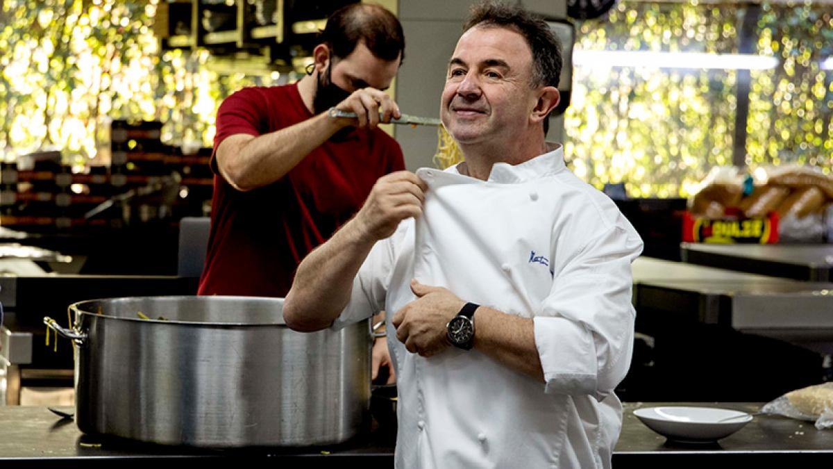 Martín Berasategui de enseña el menú navideño perfecto para preparar en casa