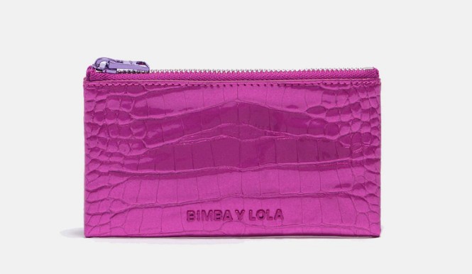 monedero cocodrilo s fucsia bimba y lola