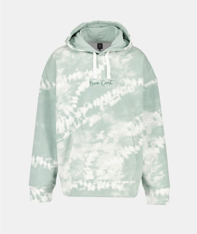 Sudadera capucha Tie Dye con bordado el corte ingles