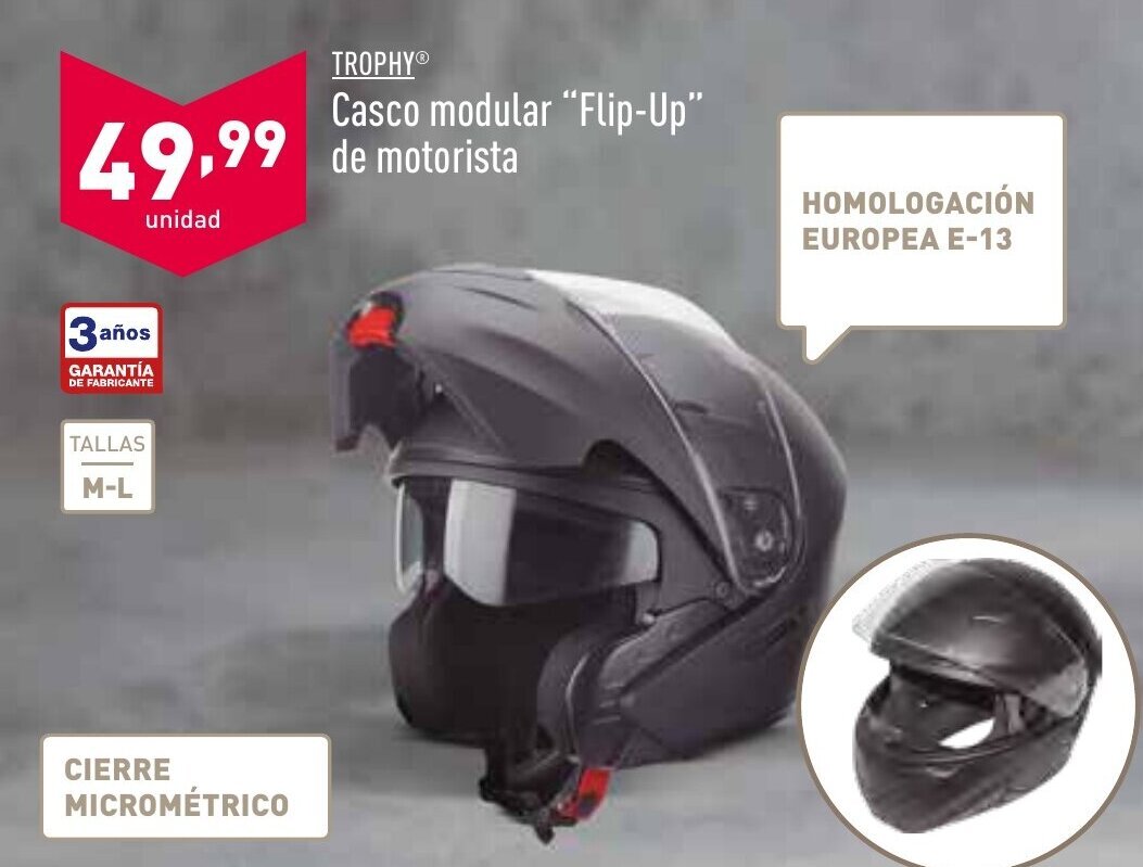 Aldi saca un casco para moto modular y a tan solo 49 99 euros Pag 6