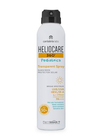 Pediatrics Transparent Spray SPF 50 de Heliocare Merca2.es