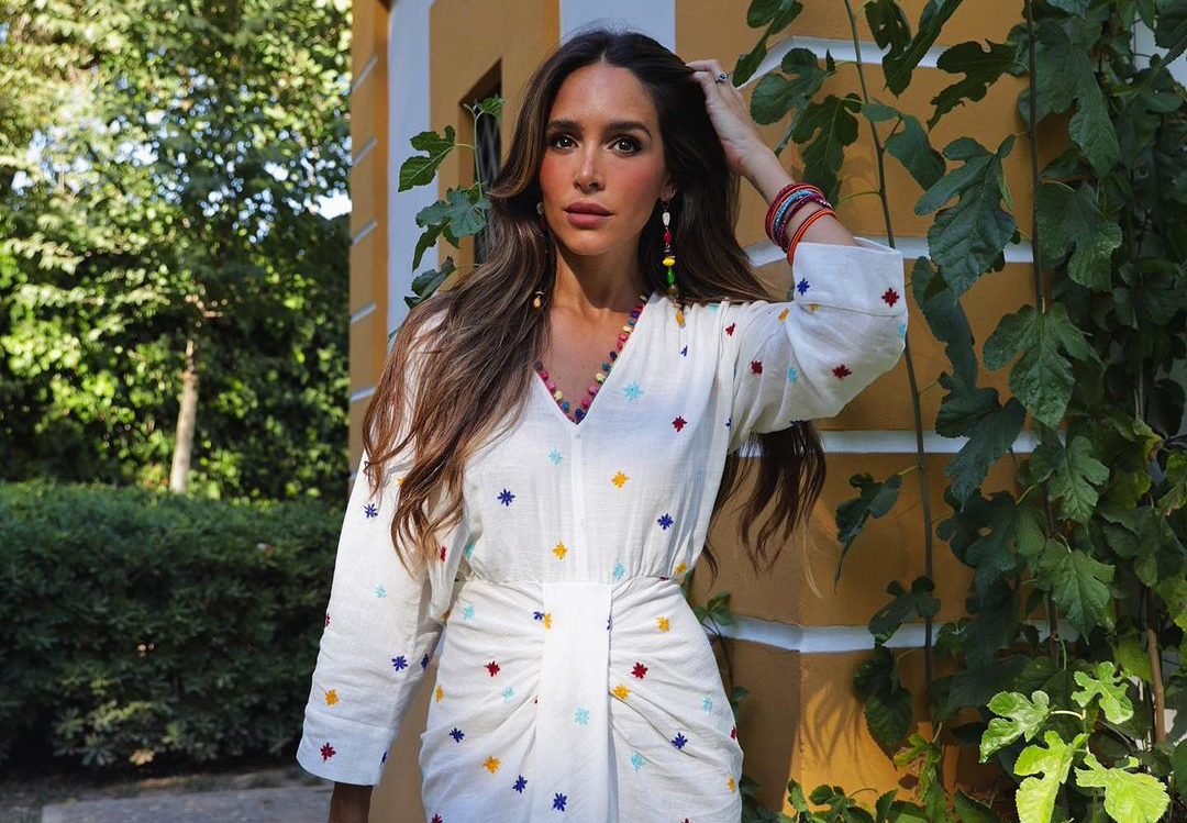 Rocío Osorno ha compartido un look ideal con este vestido boho de Zara