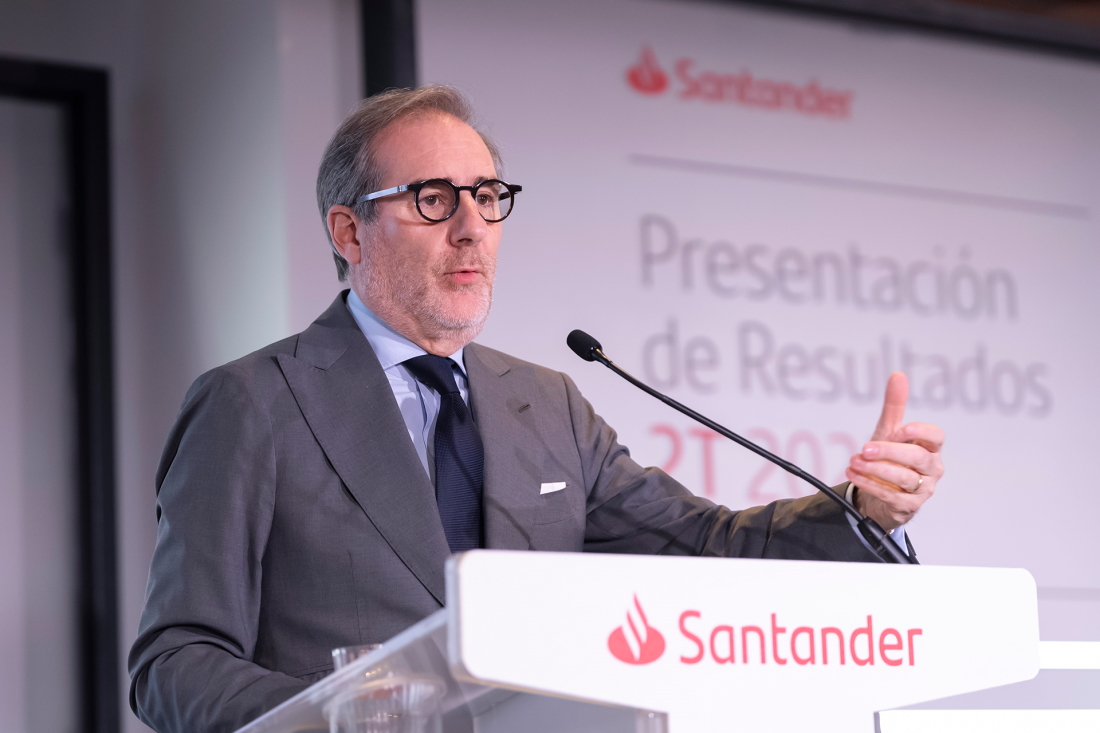 La guía de Bankinter apunta a un beneficio récord de Banco Santander en 2025