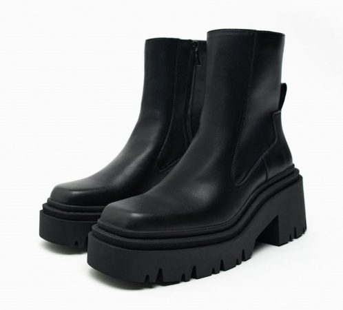 Botines negros Zara Merca2.es