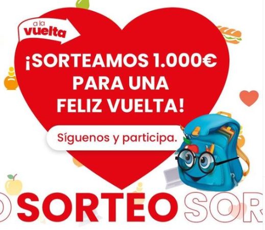 ¡SORTEAMOS 1.000€ PARA UNA FELIZ VUELTA! 