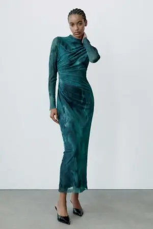 Los 10 vestidos de Zara perfectos para invierno: con efecto tipazo